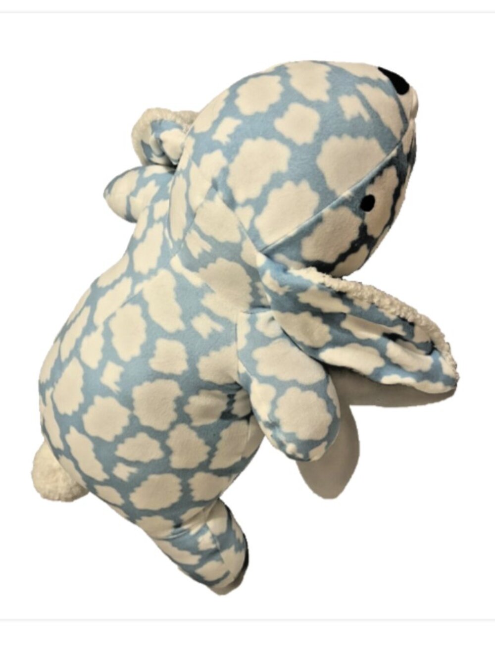 Pillowfort Pillow Fort Weighted Bunny Rabbit Blue White Clouds Easter